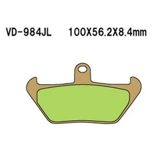 For BMW K1200R 2006 Vesrah VD-984JL Front Sintered Metal Brake Pads