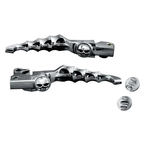 For Harley-Davidson Sportster 1200 2004-2013 Kuryakyn 1060 Zombie Chrome Levers
