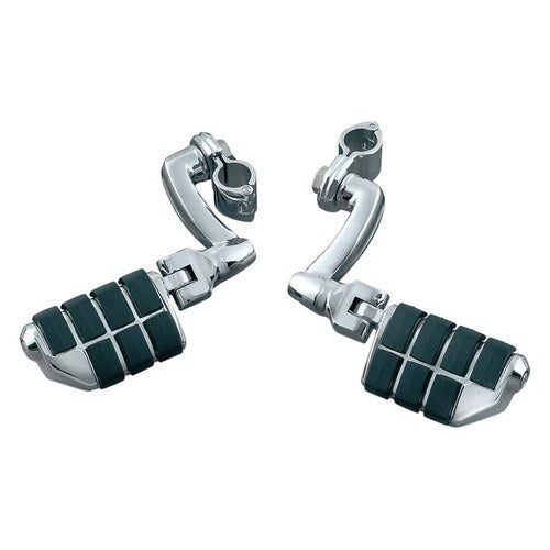 Kuryakyn 7980 Longhorn Offset Highway Foot Pegs Chrome