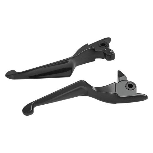 For Harley-Davidson Road King 17-21 Kuryakyn 1985 Gloss Black Boss Blade Levers