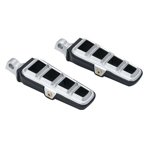 For Harley-Davidson Road King 94-19 Kuryakyn Dillinger Driver's Foot Pegs Silver
