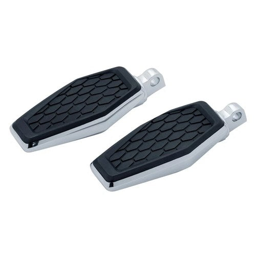 For Harley-Davidson Road King 1994-2019 Kuryakyn 5904 Hex Foot Pegs Chrome