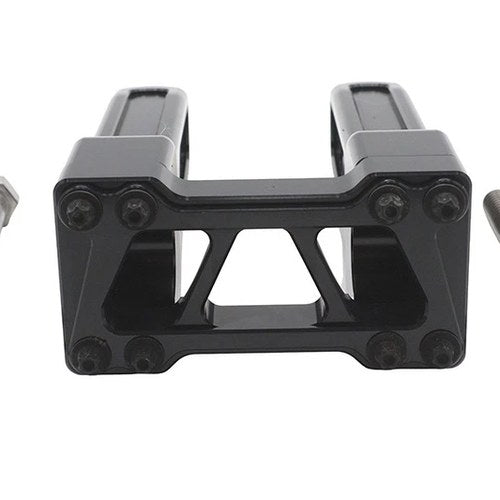Wyatt Gatling 6 inch Pirate Style Riser Set Black for Harley-Davidson