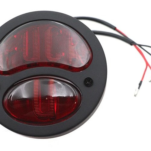 Fcuk U Tail Lamp Assembly Black for Harley-Davidson