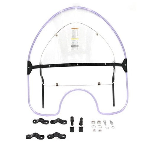 National Cycle Spring Fork Windshield Clear for Harley-Davidson