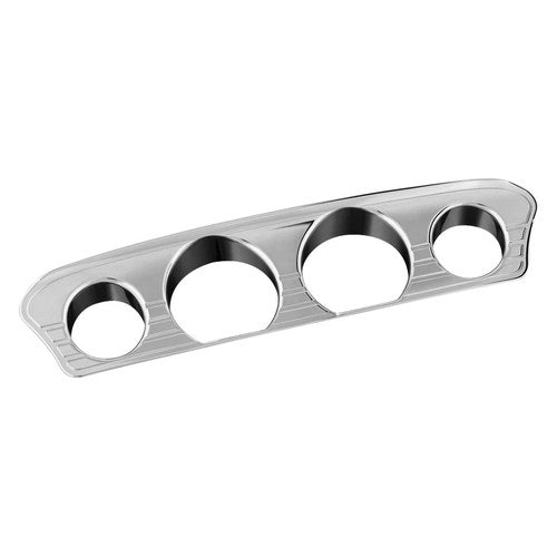For Harley-Davidson Street Glide 2014-2021 Kuryakyn Tri-Line Chrome Gauge Trim