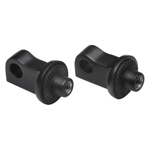 For Harley-Davidson Forty Eight 10-21 Kuryakyn Splined Front Peg Adaptors Black