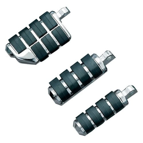 Kuryakyn 8000 Small Iso Foot Pegs Small, Chrome