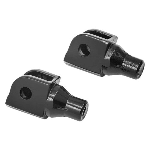 For Suzuki Hayabusa 1999-2019 Kuryakyn 8868 Tapered Front Peg Adapters Black