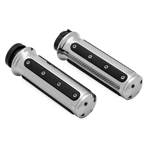 Kuryakyn 6120 Heavy Industry Chrome Grips
