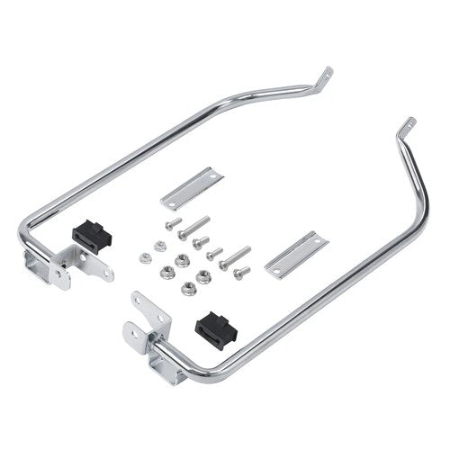 Chrome Saddlebags Support Bracket Hardware Kit Fit For Harley Touring 2014-2023