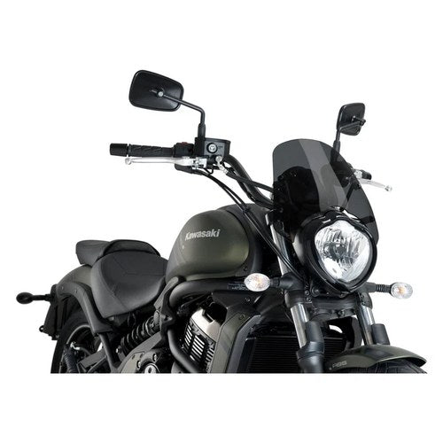 For Kawasaki Vulcan S 650 2015 Puig 3175F Generation Sport Naked Windshield