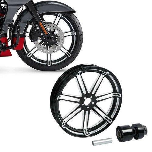18" Front Wheel Rim Single Disc Hub Fit For Harley Touring Street Glide 97-21