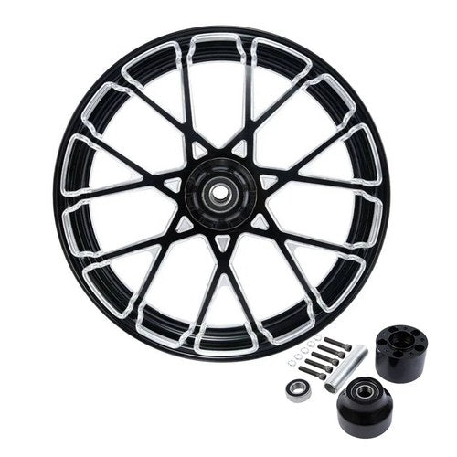 18'' Front Wheel Rim & Single Disc Hub Fit For Harley Road Street Glide 97-2021