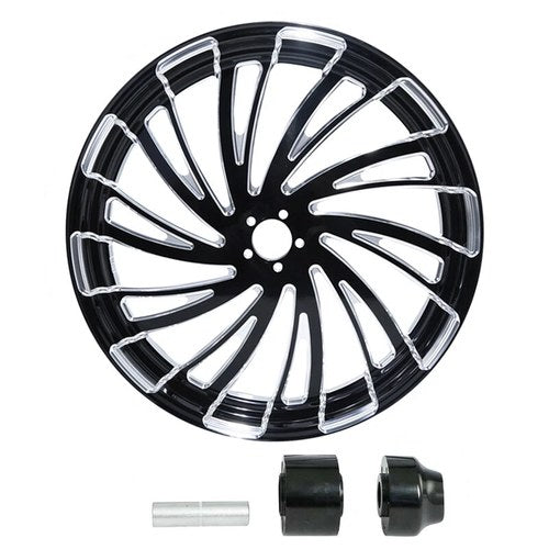 23X3.5'' Front Wheel Rim Single Disc Hub Fit For Harley Touring Road Glide 97-21