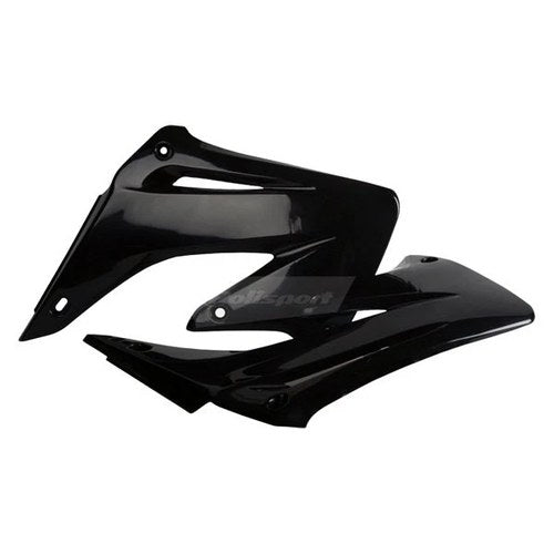 For Honda CR125R 1998-2007 Polisport 8427000002 MX Black Radiator Scoops