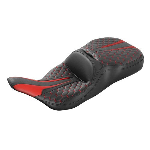 Driver Passenger Two-Up Seat Fit For Harley Electra Glide Road Glide 1997-2007