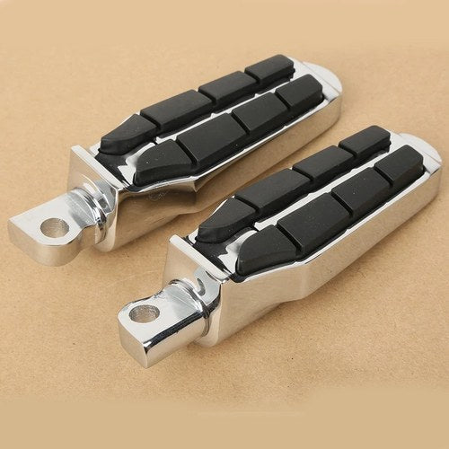 10mm Male Mount Foot Pegs Pedal Fit For Harley Iron 883 Sportster XL 1200 04-13
