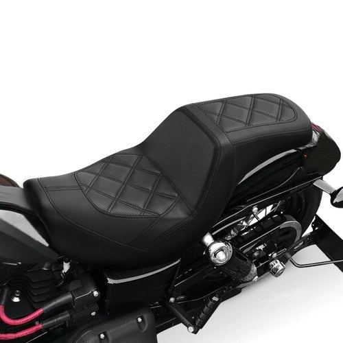 Two Up Driver Passenger Seat Fit For Harley Street Bob Fxdb Wide Glide 2006-2017