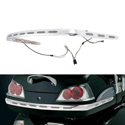 Motorcycle Trunk Trim LED Light Fit For Honda Goldwing GL 1800 2001-2011