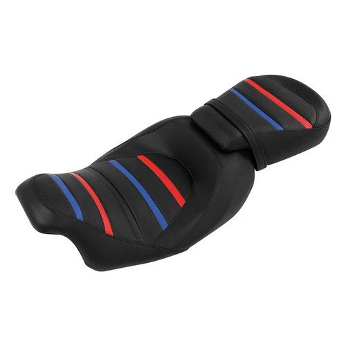 2 Up Driver Passenger Pillion Seat Fit For Harley Touring Road Glide 2009-2023