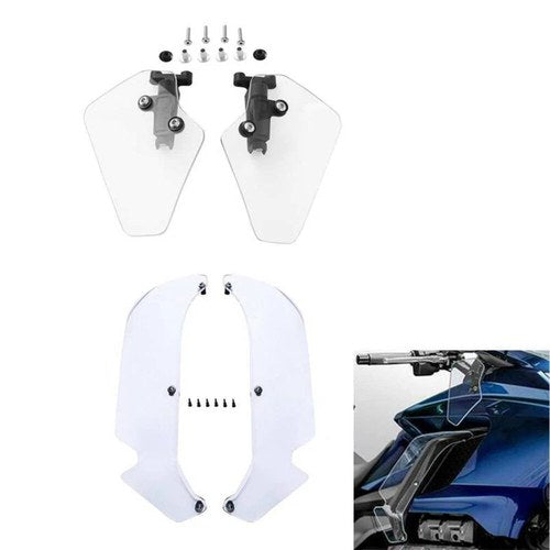 Clear Upper & Lower Air Deflectors Fit For Honda Goldwing 1800 GL1800 2018-2025