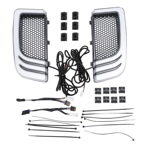 Fairing Lower Grills LED Turn Signal Lights Fit For Harley Touring 2014-2026 25