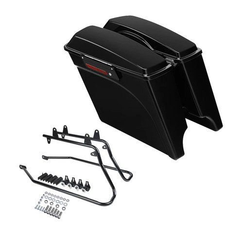 5" Stretched Saddlebags Conversion Bracket Fit For Harley Softail 1984-2017 2016