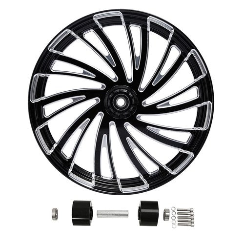 26x3.5'' Front Wheel Rim Hub Dual Disc Fit For Harley Touring Road Glide 97-21