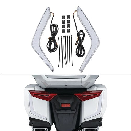 LED Rear Saddlebag Accent Turn Signal Light Fit For Honda Gold Wing GL1800 18-25