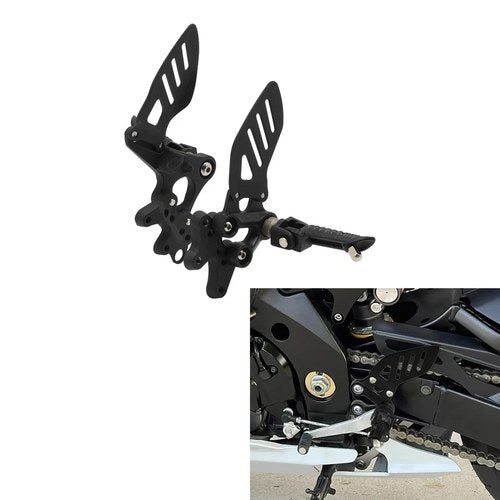 Driver Rider Foot Pegs Footrest Bracket Fit For Suzuki GSXR1000 2005-2008 2007