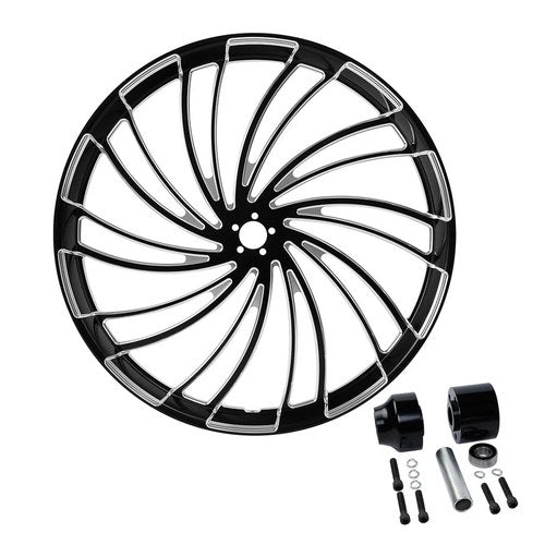 30x3.5" Front Wheel Rim Hub Single Disc Fit For Harley Road Street Glide 97-21