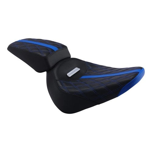 Driver Rider & Passenger Seat Fit For Harley Breakout Fxbrs 2018-2023 Black+Blue