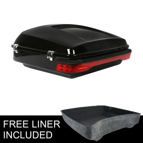 Chopped Trunk w/ Tail Light Fit For Harley Touring Street Glide Road King 14-26