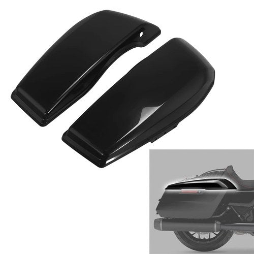 Unpainted Black Saddlebag Lids Fit For Harley Cvo Road Street Glide Flhxse 23-26