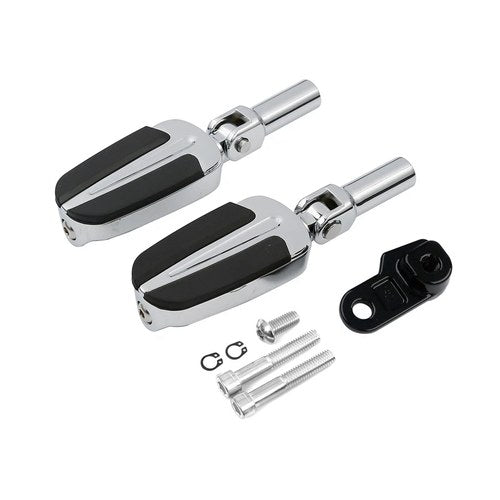 Passenger Footpeg Rest Support Mount Fit For Harley Softail Slim Fls Flss Flstsb