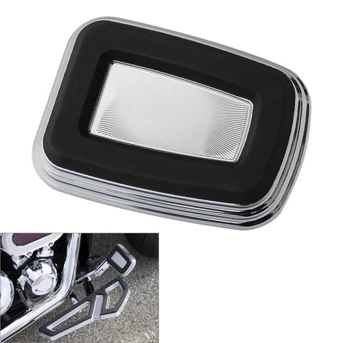 Chrome Brake Pedal Pad Cover Fit For Harley Touring Electra Road Glide 1980-up