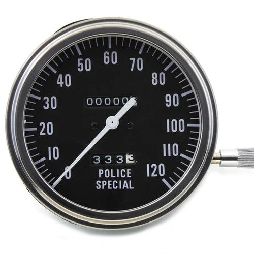 Police Special Speedometer with 2:1 Ratio for Harley-Davidson