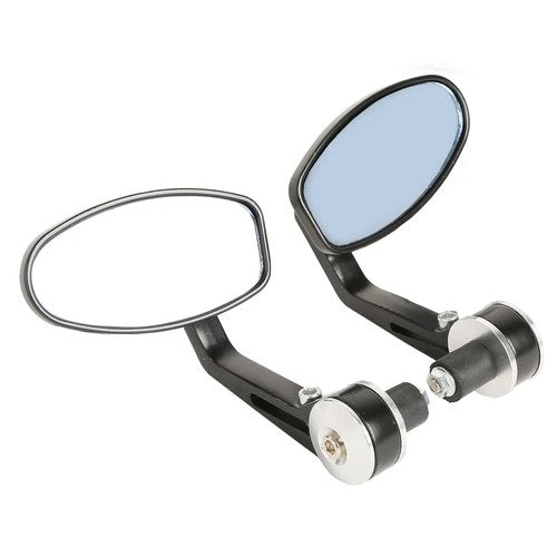 Universal Motorcycle 7/8" Bar End Rearview Mirror Fit For Harley Chopper Cruiser