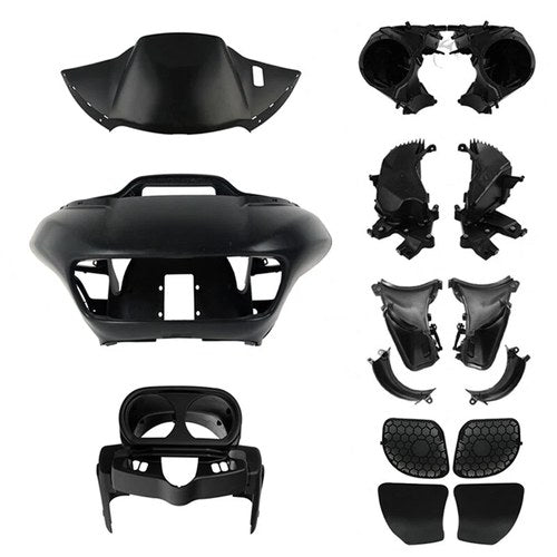 Fairings Speaker Boxes Storage Glove Box Air Duct Fit For Harley Road Glide 15+