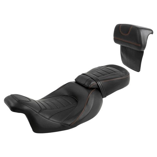 Two Piece Driver & Passenger Seat Backrest Fit For Harley Touring Glide 14-23