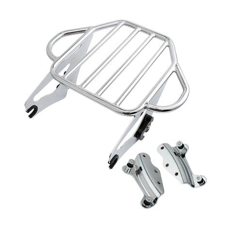 Two Up Luggage Rack w/ Docking Kit Fit For Harley Road Glide King 2009-2013