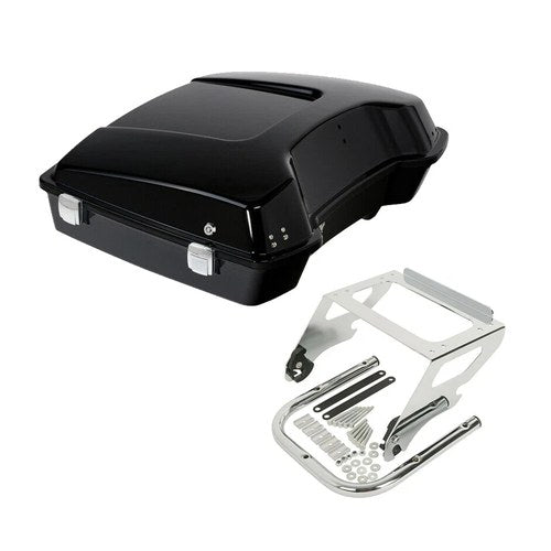 Razor Trunk & Solo Mount Rack Fit For Harley Touring Road Electra Glide 1997-08
