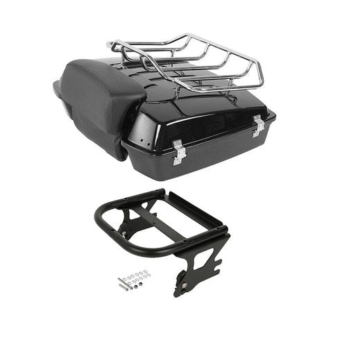 Razor Trunk Backrest Mount Rack Fit For Harley Road King Street Glide 1997-2008