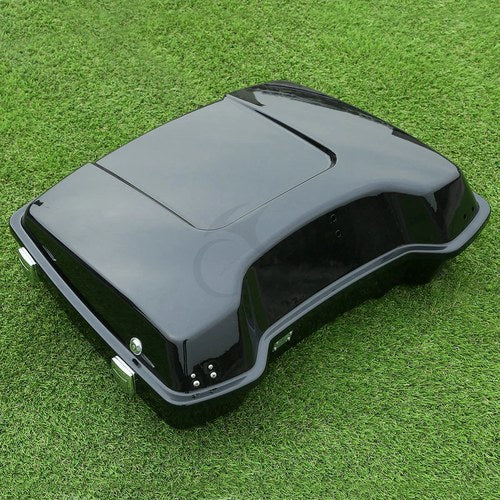 Black 5.5'' Razor Trunk Fit For Harley Touring Street Glide Road King 1997-2013