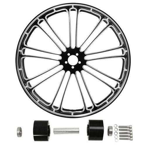 26"x3.5'' Front Wheel Rim Dual Disc Hub Fit For Harley Road Glide King 1997-2021
