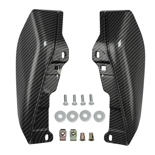 Vivid Black Mid Frame Air Deflector Fit For Harley Road Street Glide 2009-2024