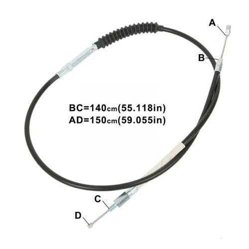 55-1/4'' 140CM Clutch Cable Wire Fit For Harley Sportster XL883 1200 Motorcycle