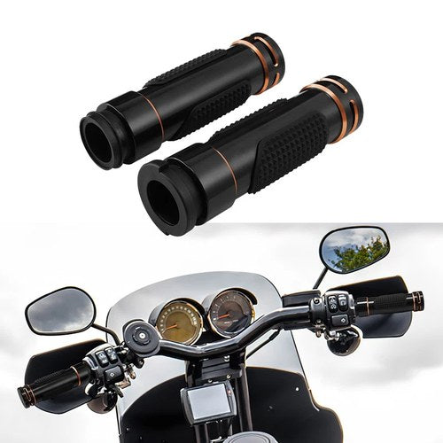 Handlebar Grips Electronic Throttle Grips 1" 25mm Fit For Harley Touring 08-24