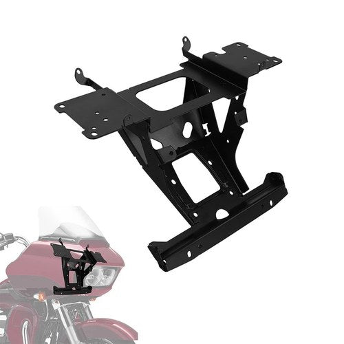 Black Inner Fairing Bracket Radio Mount Fit For Harley Road Glide Fltrx 15-23